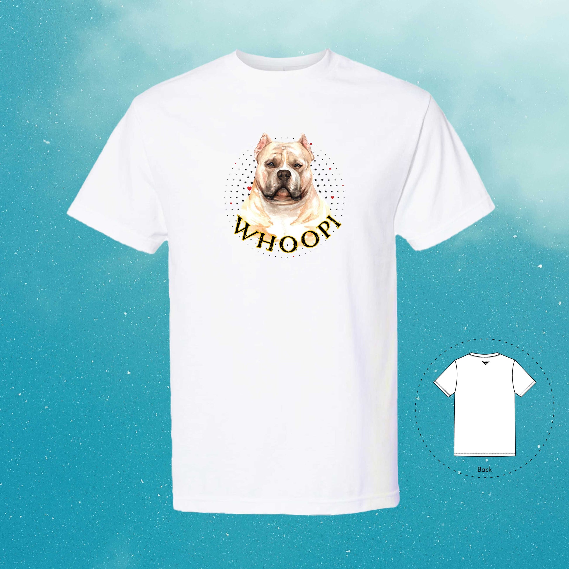 American Bully Personalized White T-Shirt