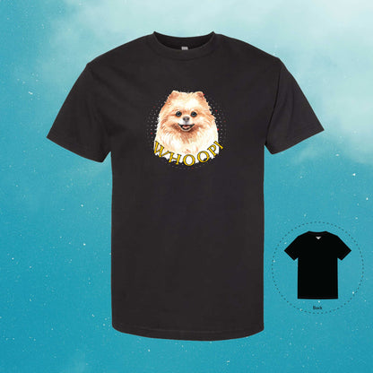 Pomeranian Personalized  Black T-Shirt