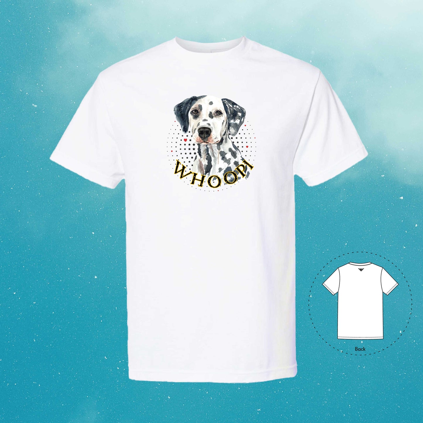 Dalmatian Personalized White T-Shirt