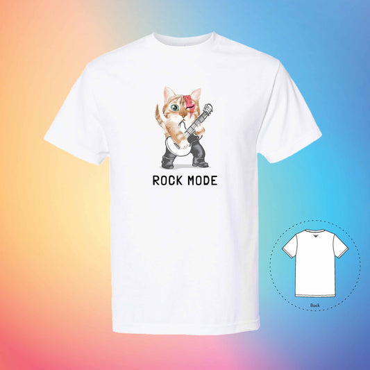 LET'S ROCK | Meow T-Shirt (White)