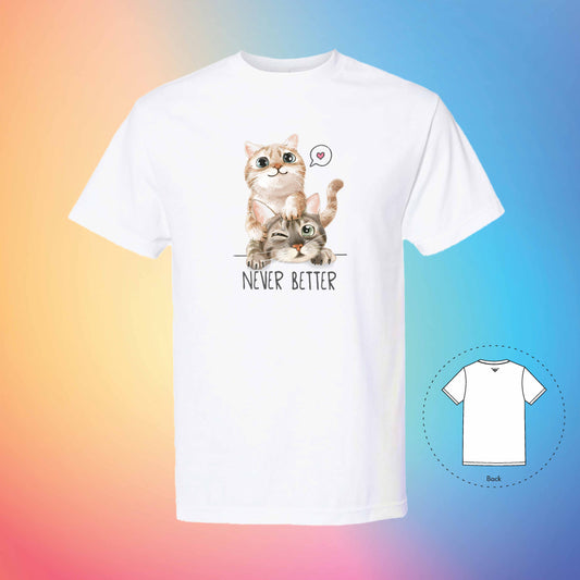 RELATIONSHIP GOAL | Meow T-Shirt (White)