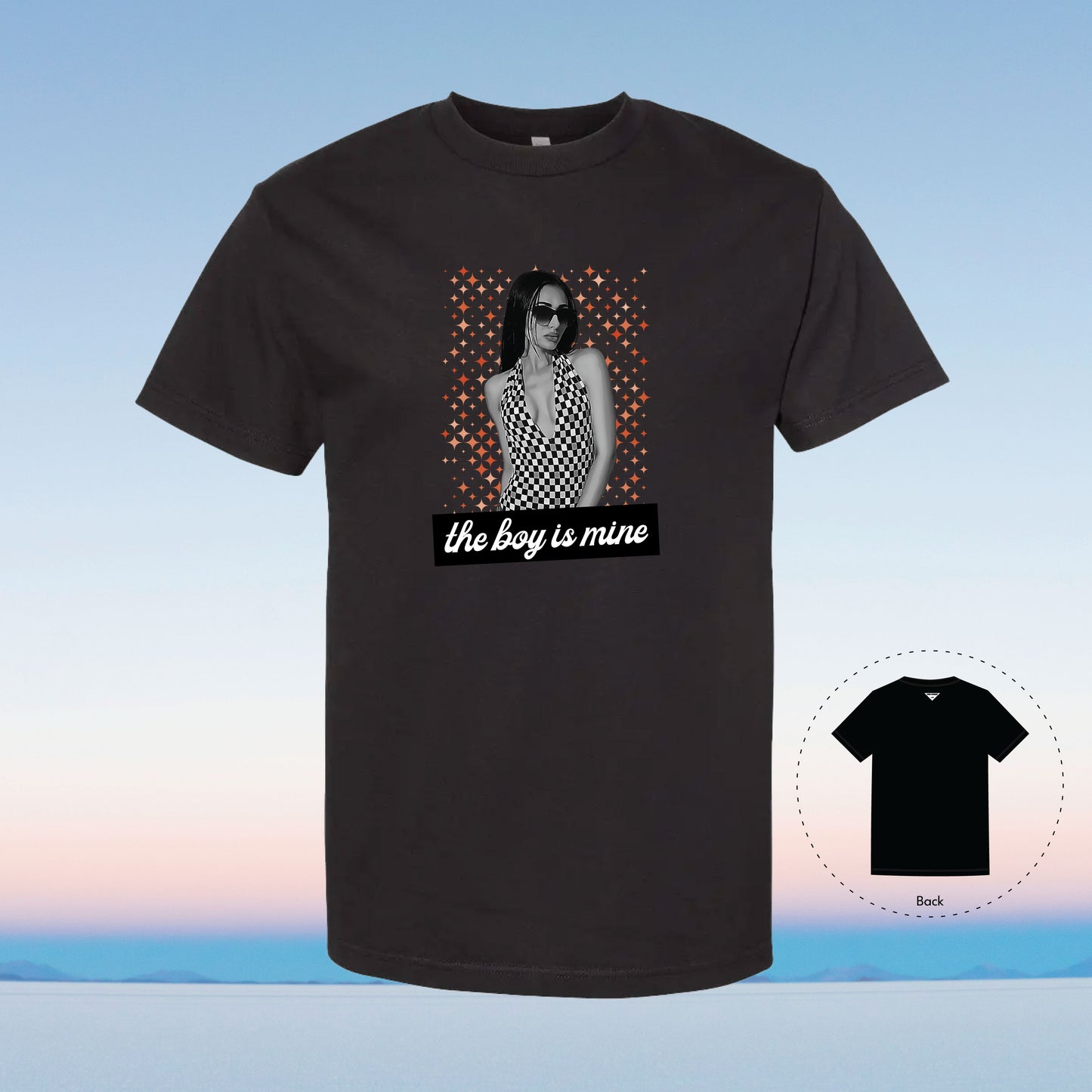 the boy is mine Black T-Shirt