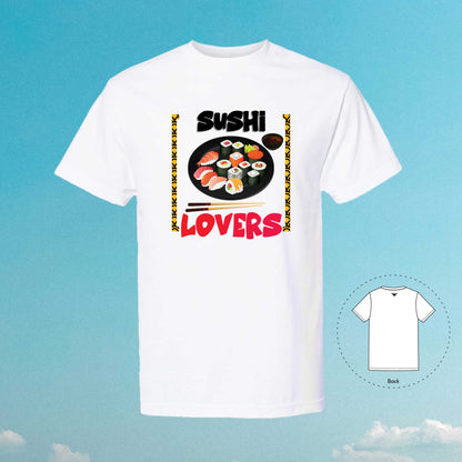 Sushi Lovers White T-shirt