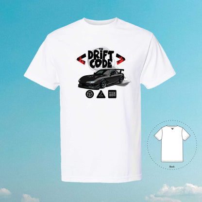 The Drift Code FD Black White T-Shirt