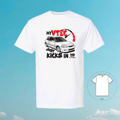 My VTEC Just Kicks In Yo Civic EK9 Car Tuner White White T-Shirt