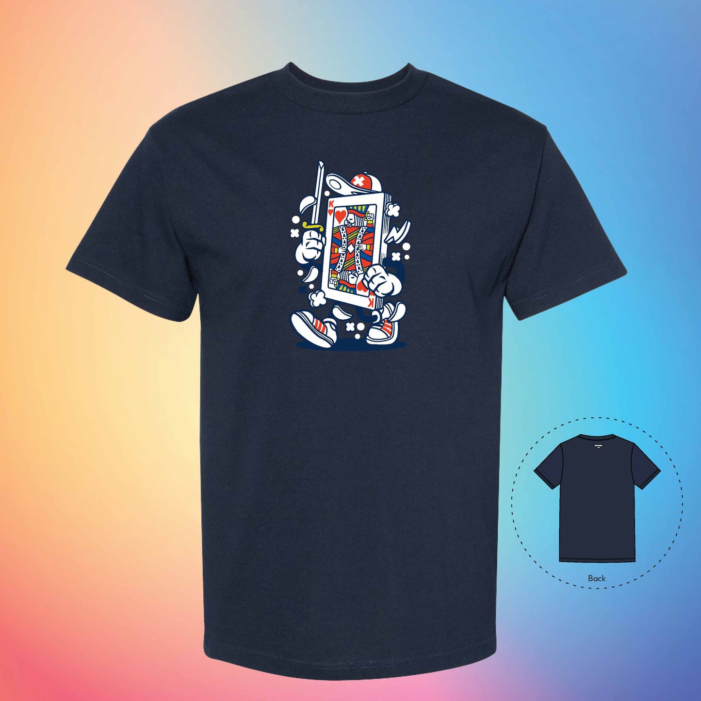 KING OF GAMBLING | Exotic T-Shirt (True Navy)