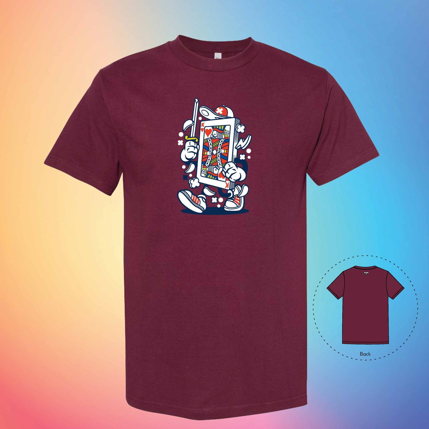 KING OF GAMBLING | Exotic T-Shirt (Burgundy)