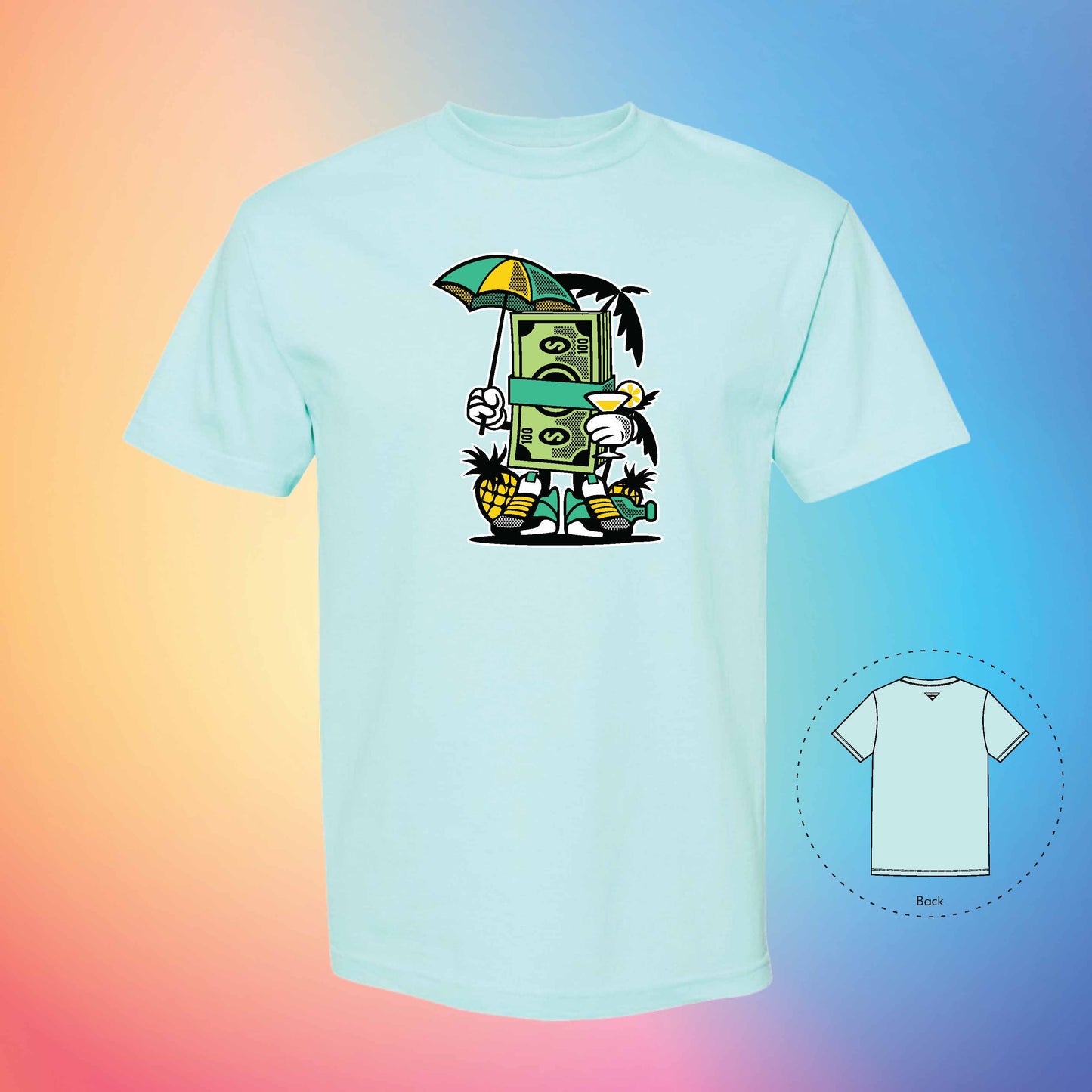 MONEY TALKS | Exotic T-Shirt (Celadon)