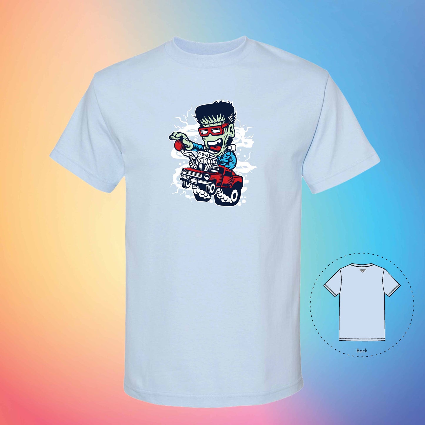 MONSTER TRUCKING | Exotic T-Shirt (Powder Blue)