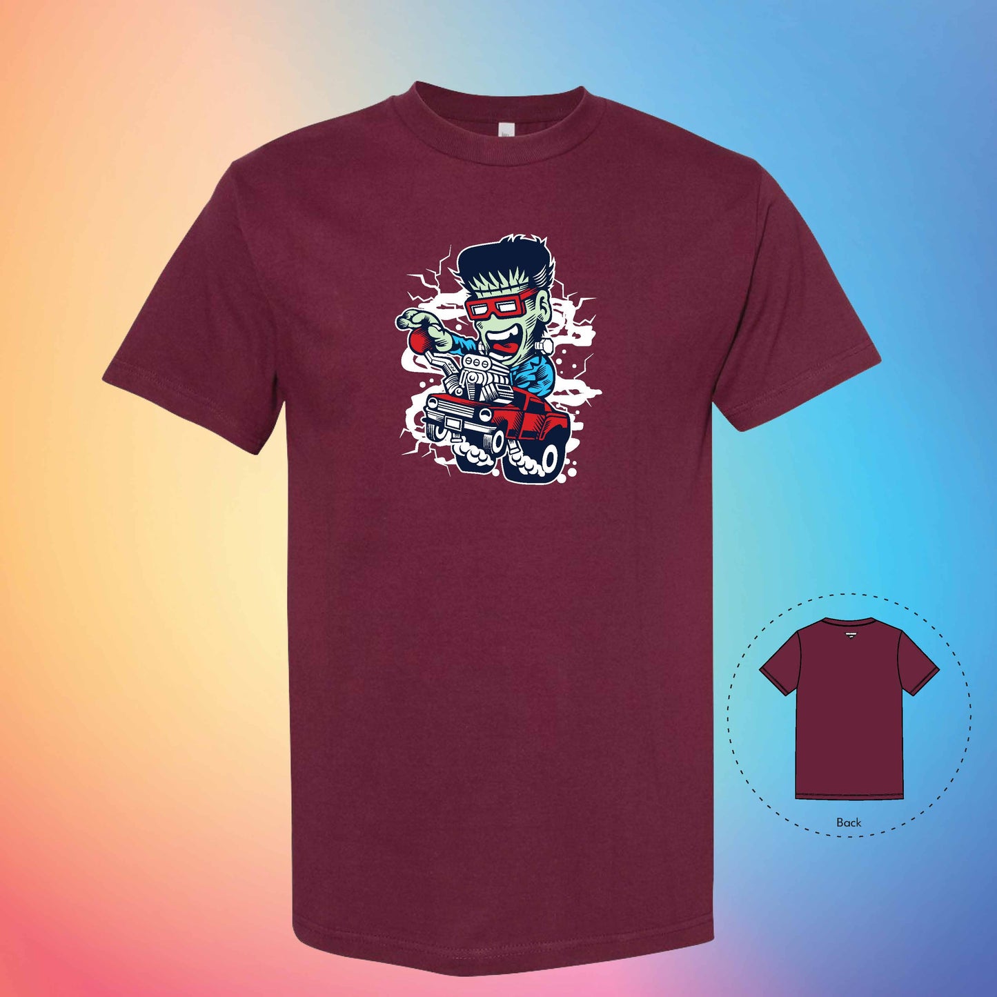 MONSTER TRUCKING | Exotic T-Shirt (Burgundy)