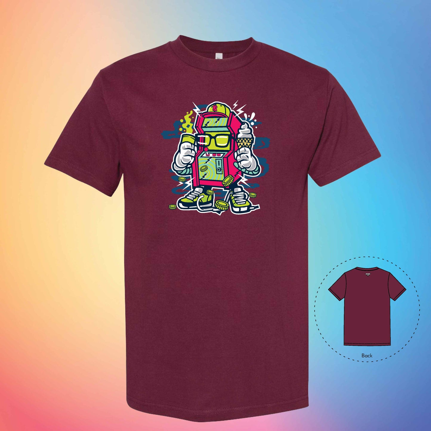 ARCADE LOVE | Exotic T-Shirt (Burgundy)