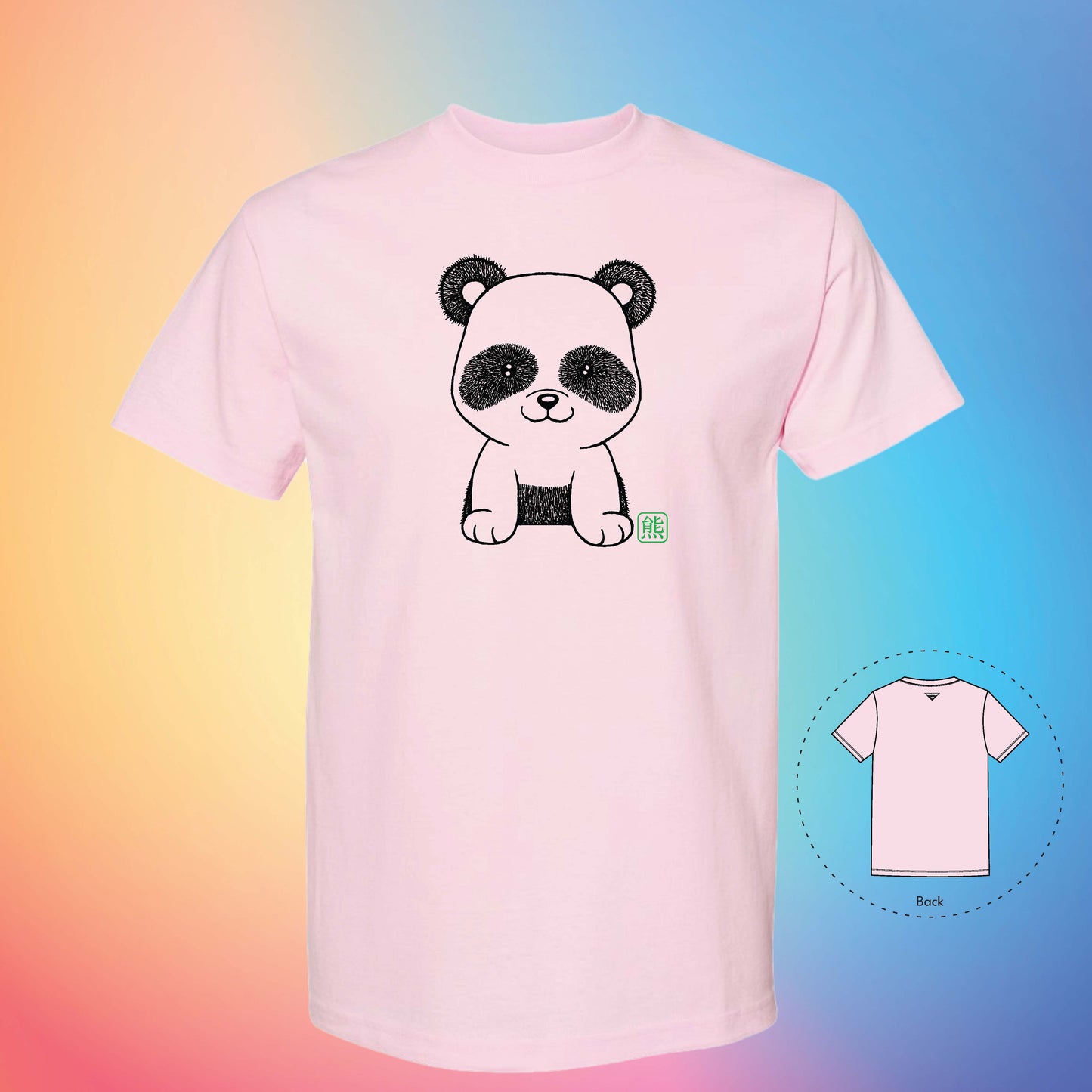 熊 THE PANDA  | Exotic T-Shirt (Pink)