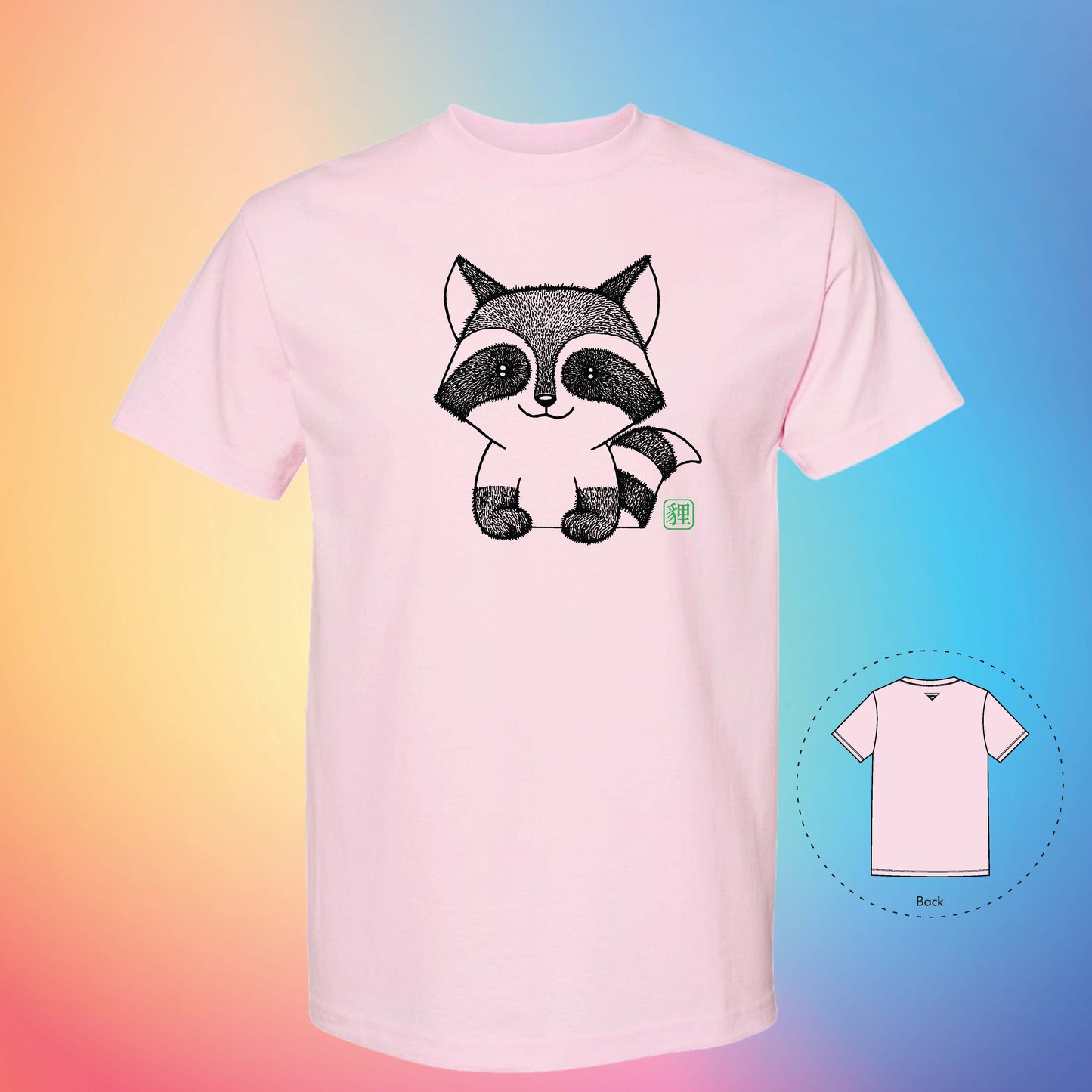 貍 THE RACCOON | Exotic T-Shirt (Pink)