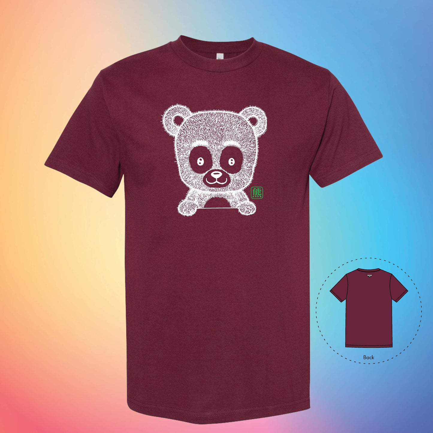 熊 THE BEAR | Exotic T-Shirt (Burgundy)