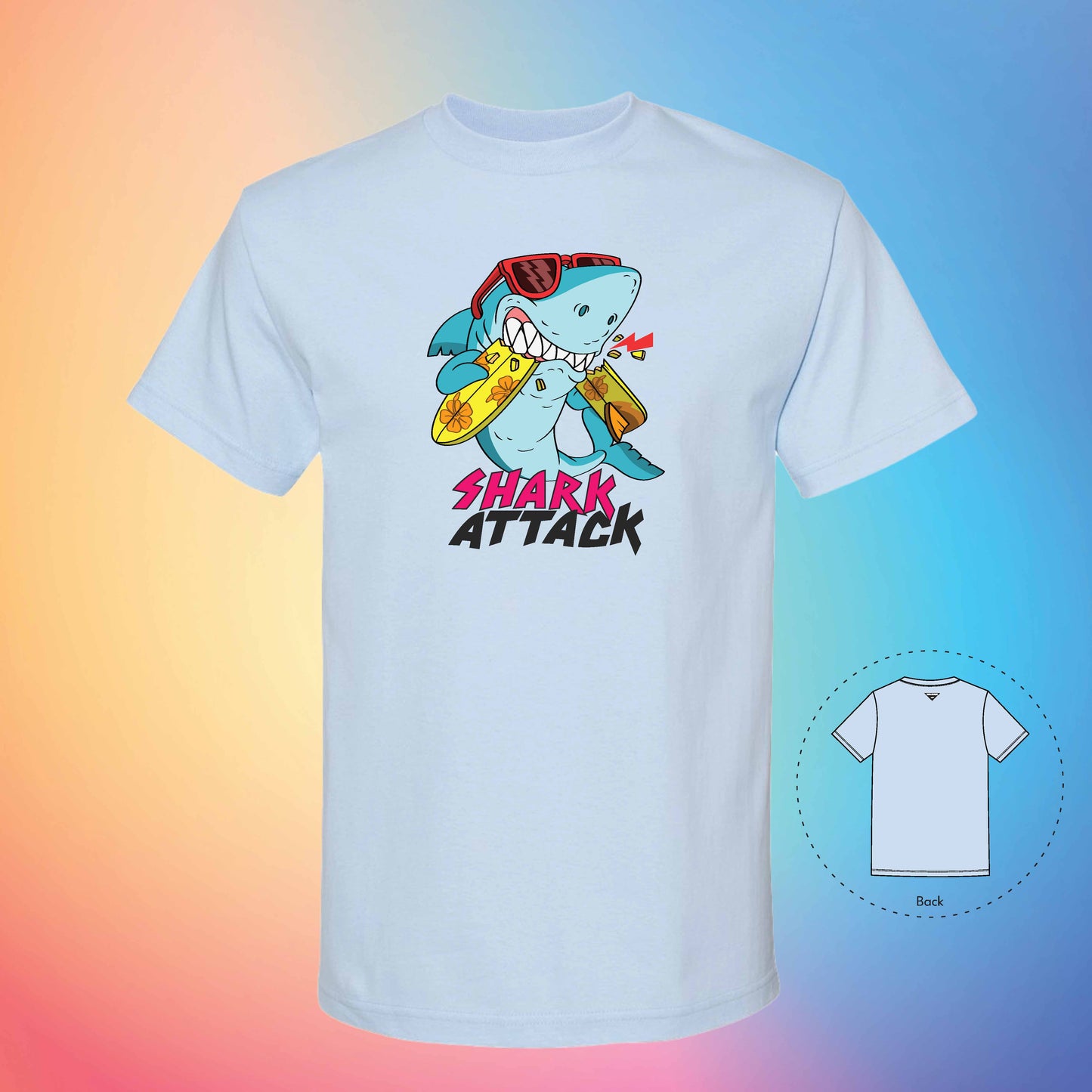 SHACK ATTACK | Exotic T-Shirt (Powder Blue)