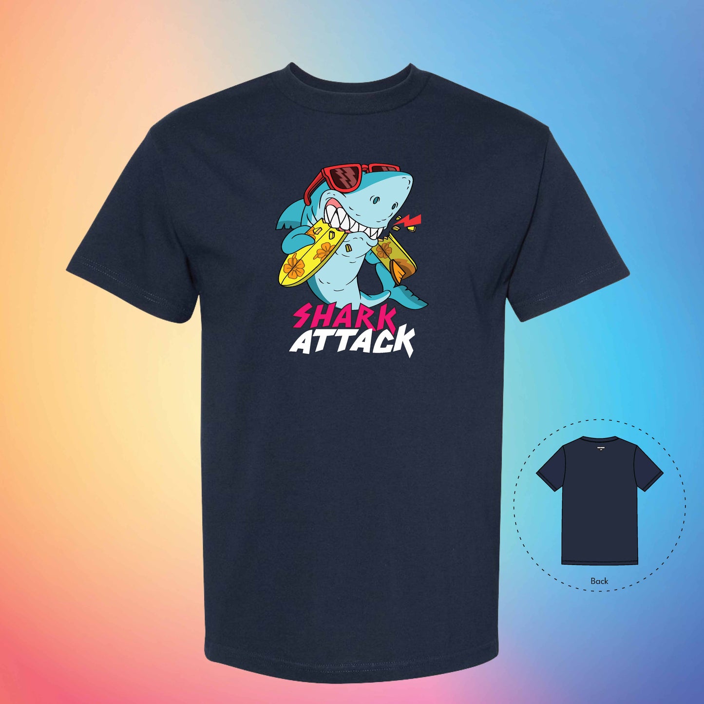 SHACK ATTACK | Exotic T-Shirt (True Navy)