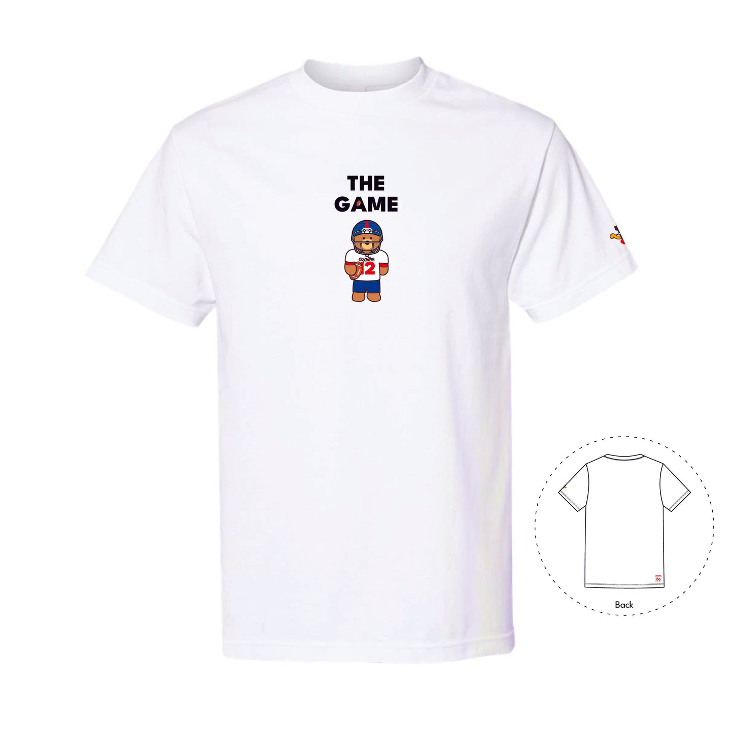 The Game of Football (Rework) Love White T-Shirt