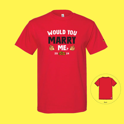 Would You MARRY Me? Cupid T-Shirt (Red)