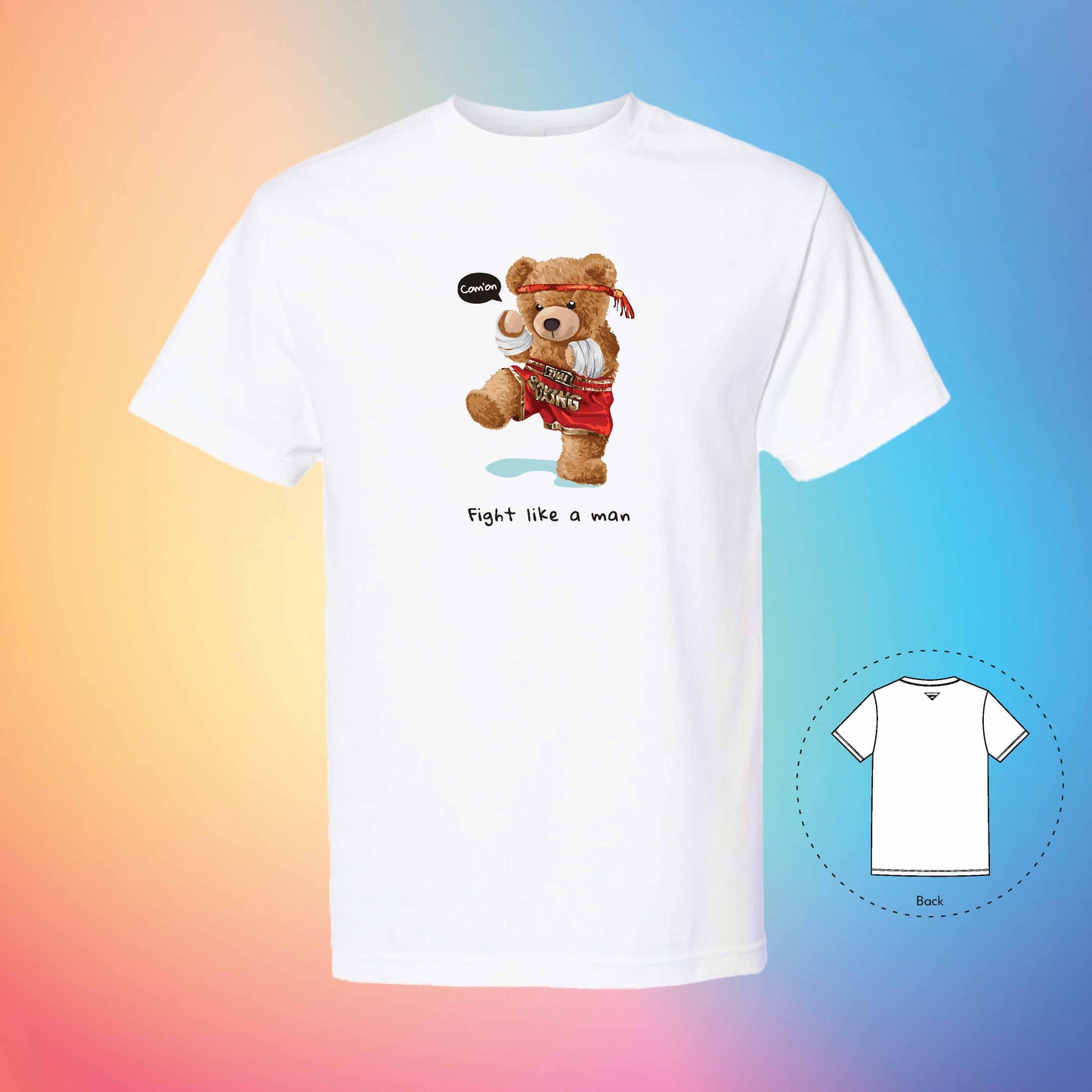 THAI BOXING | The Bear T-Shirt (White)