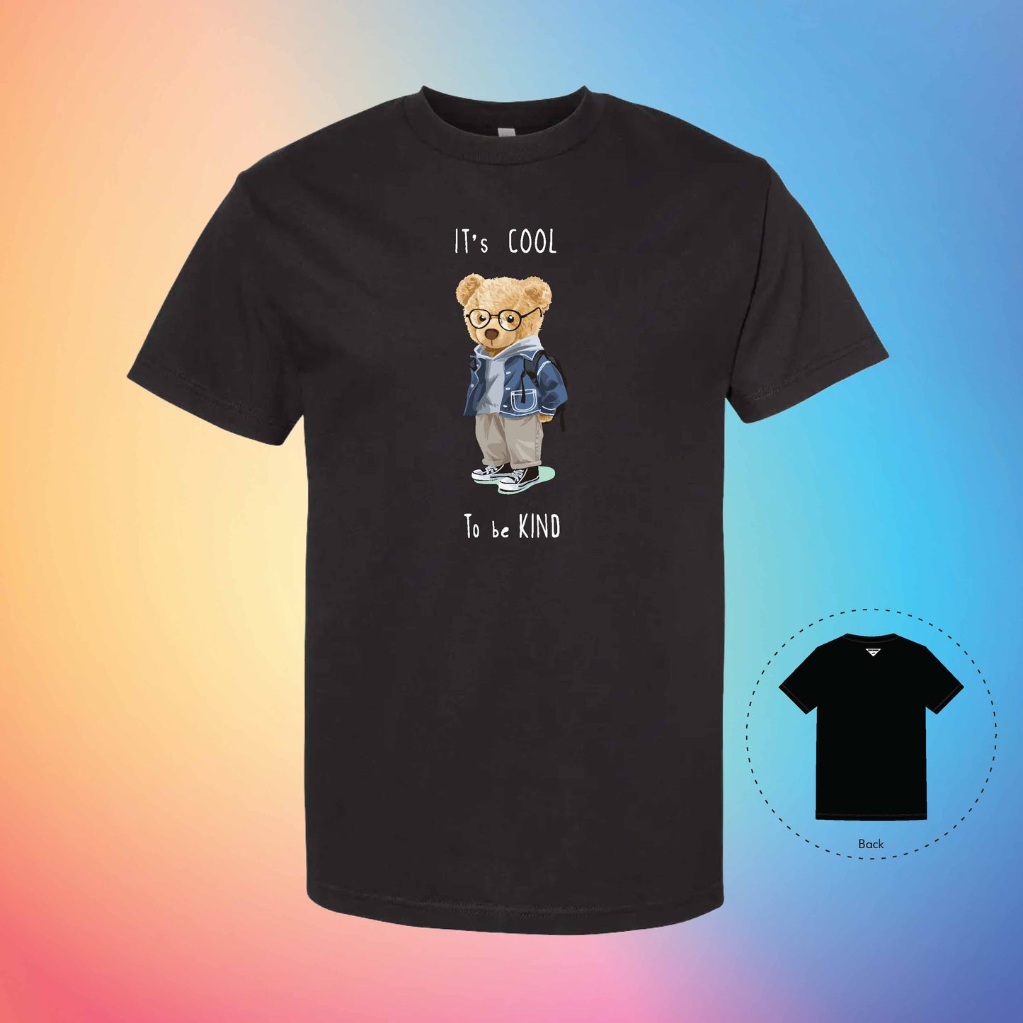 COOL AND KIND | The Bear T-Shirt (Black)