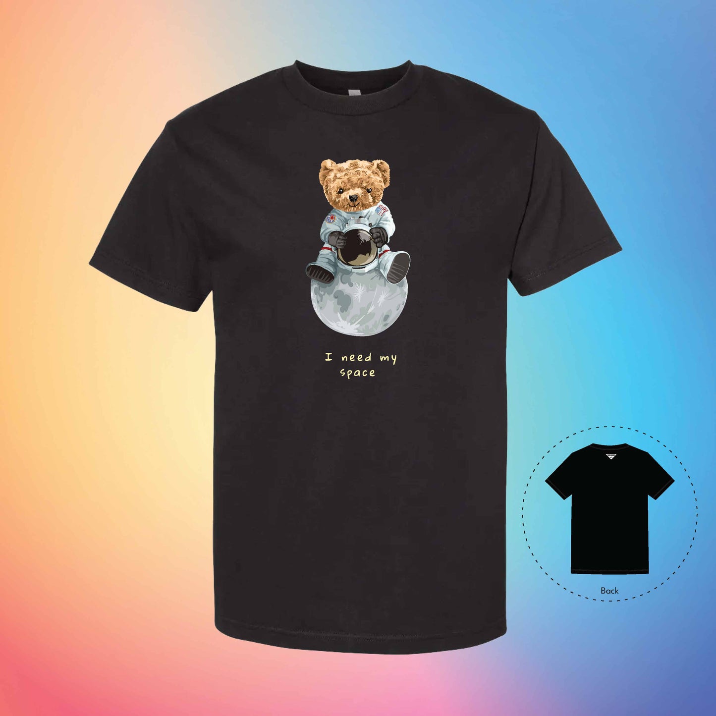 ASTRONAUT | The Bear T-Shirt (Black)