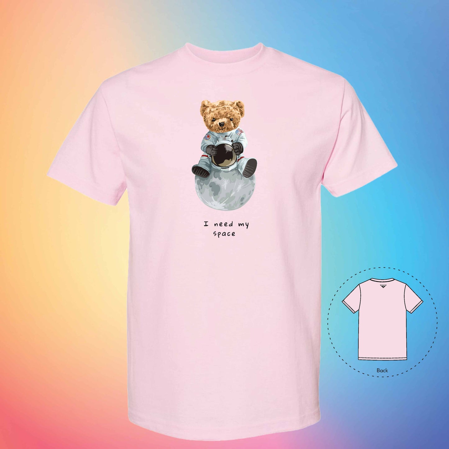 ASTRONAUT | The Bear T-Shirt (Pink)