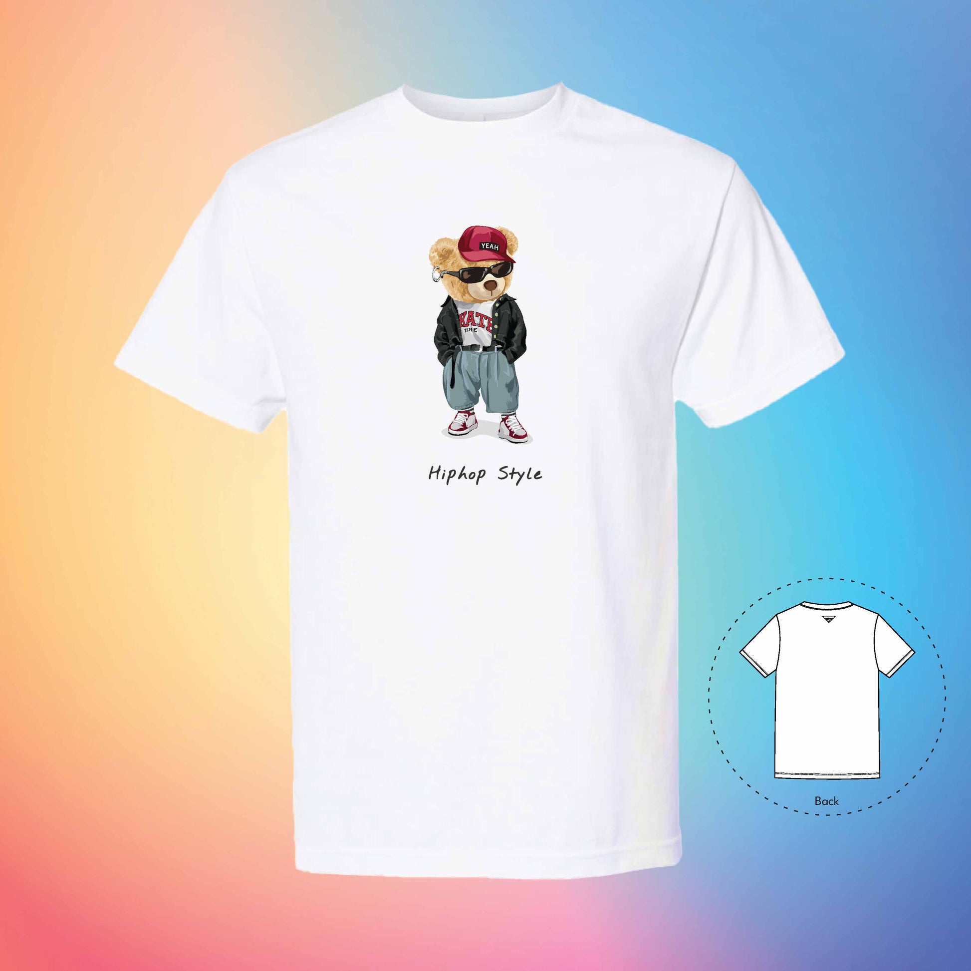 HIP HOP | The Bear T-Shirt (White)