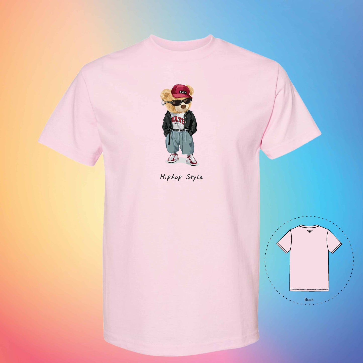 HIP HOP | The Bear T-Shirt (Pink)