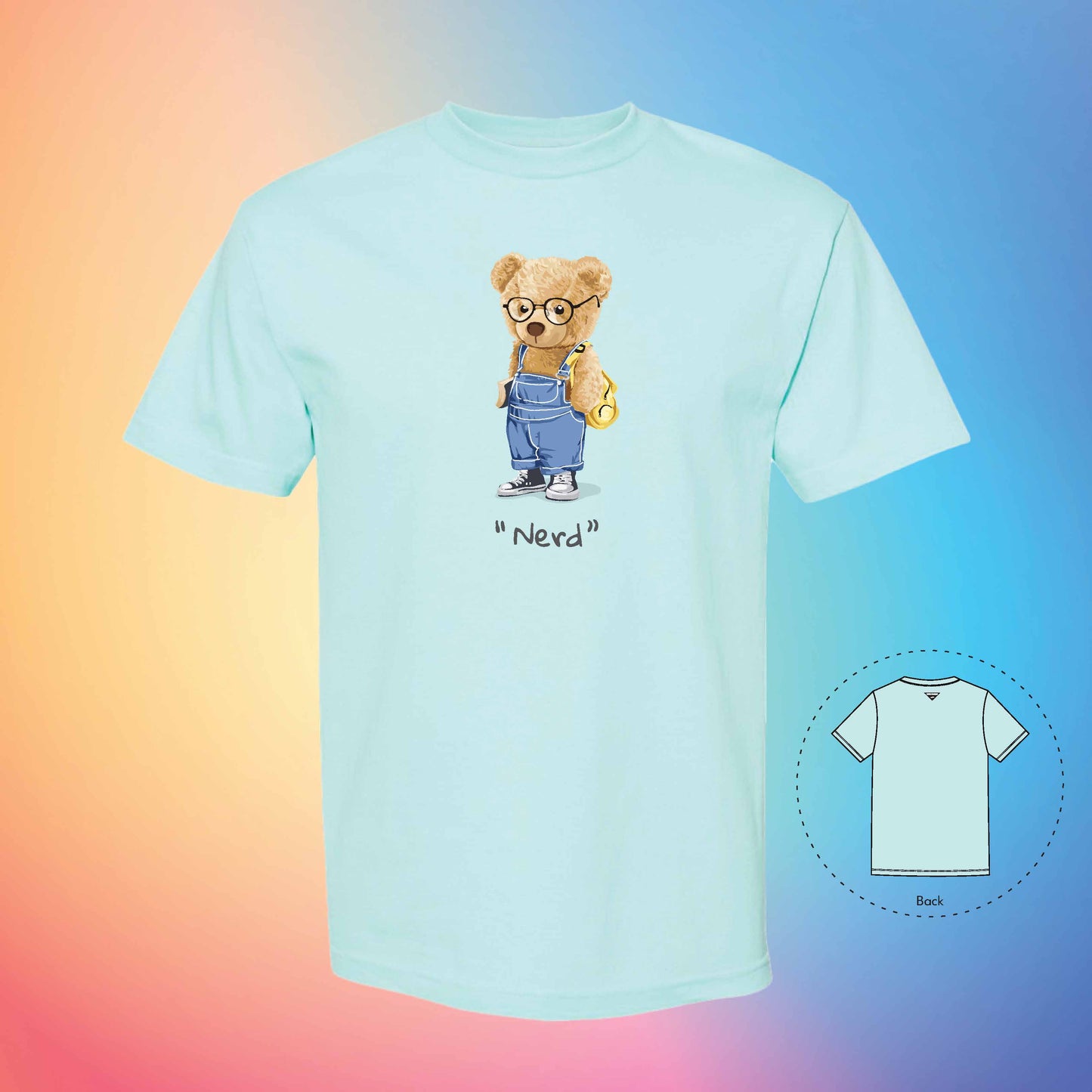 NERD | The Bear T-Shirt (Celadon)