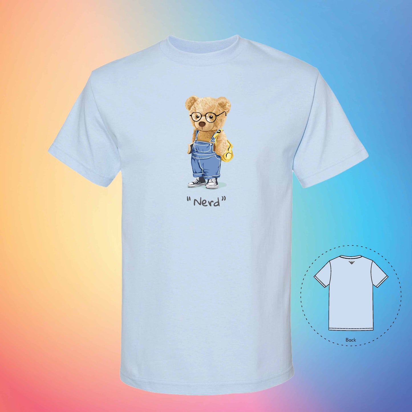 NERD | The Bear T-Shirt (Powder Blue)