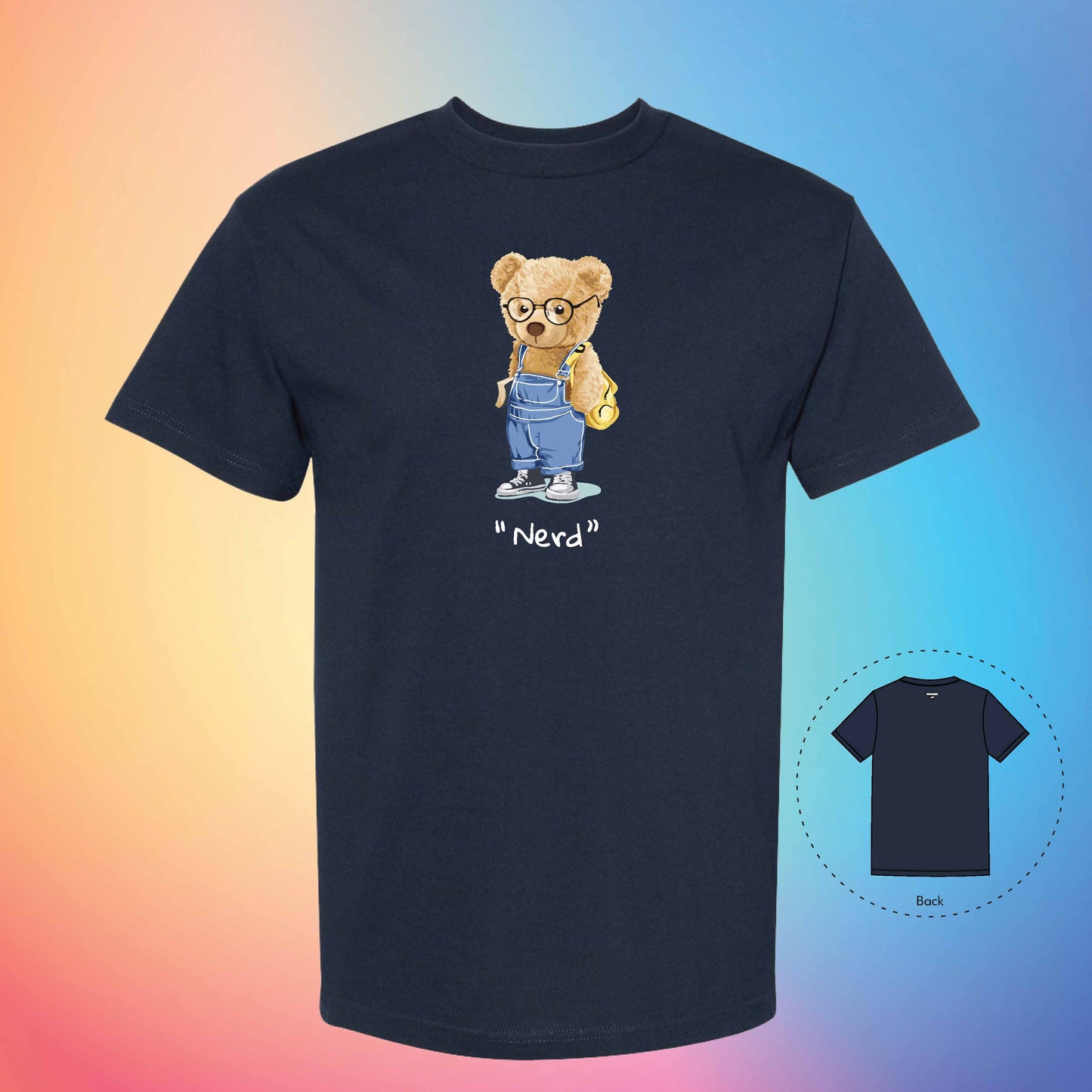 NERD | The Bear T-Shirt (True Navy)