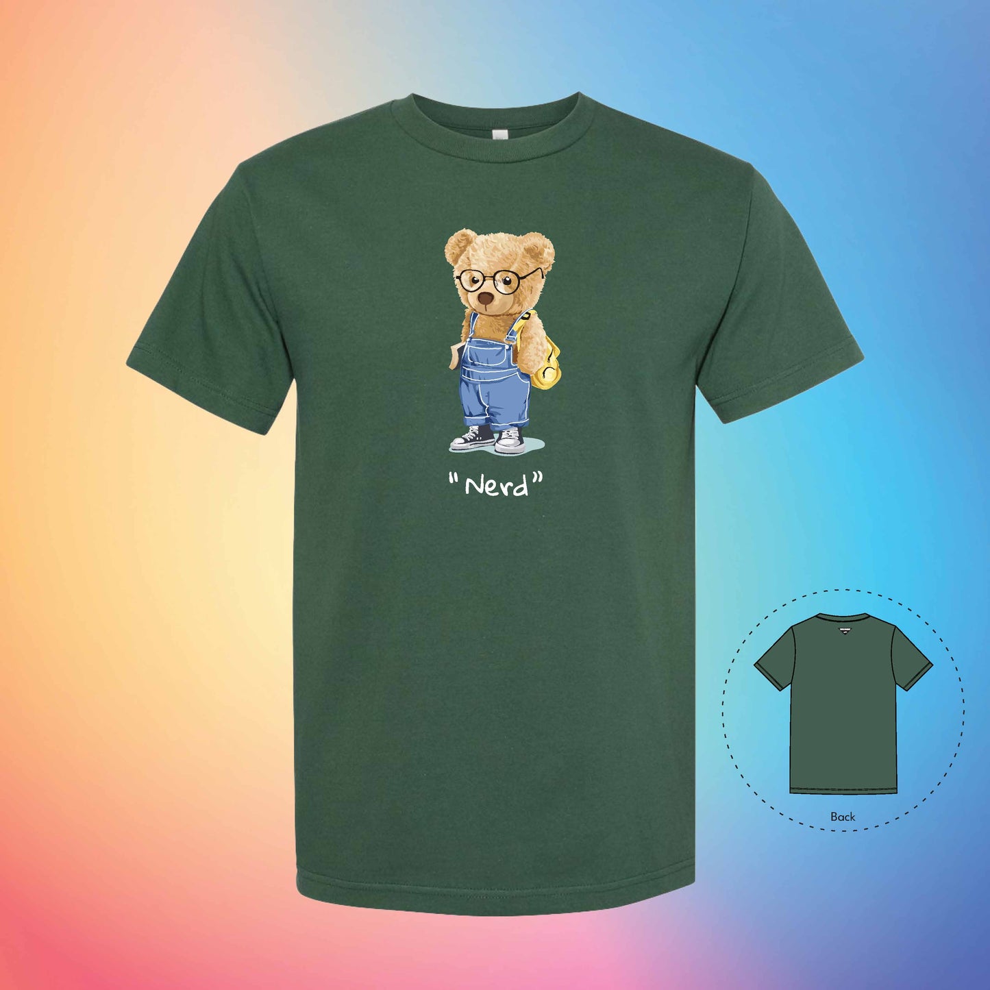 NERD | The Bear T-Shirt (Forest Green)