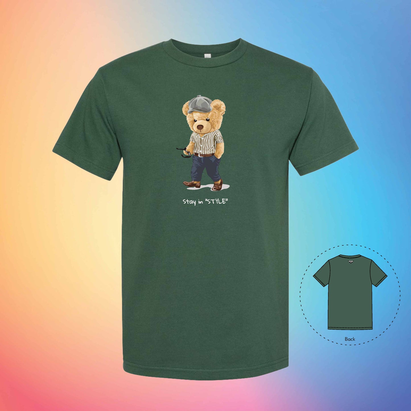 STYLE | The Bear T-Shirt (Forest Green)