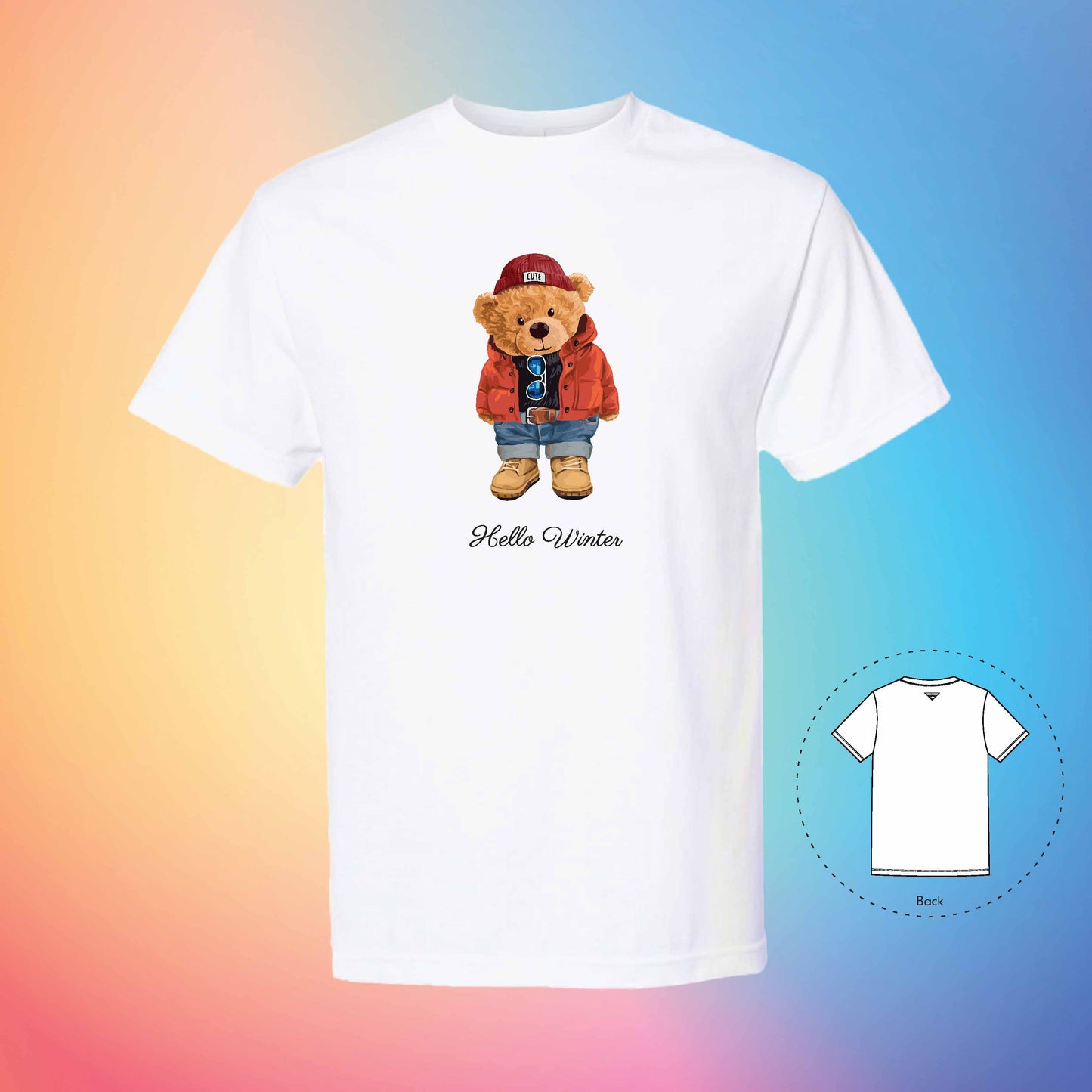 WINTER SPREE | The Bear T-Shirt (White)