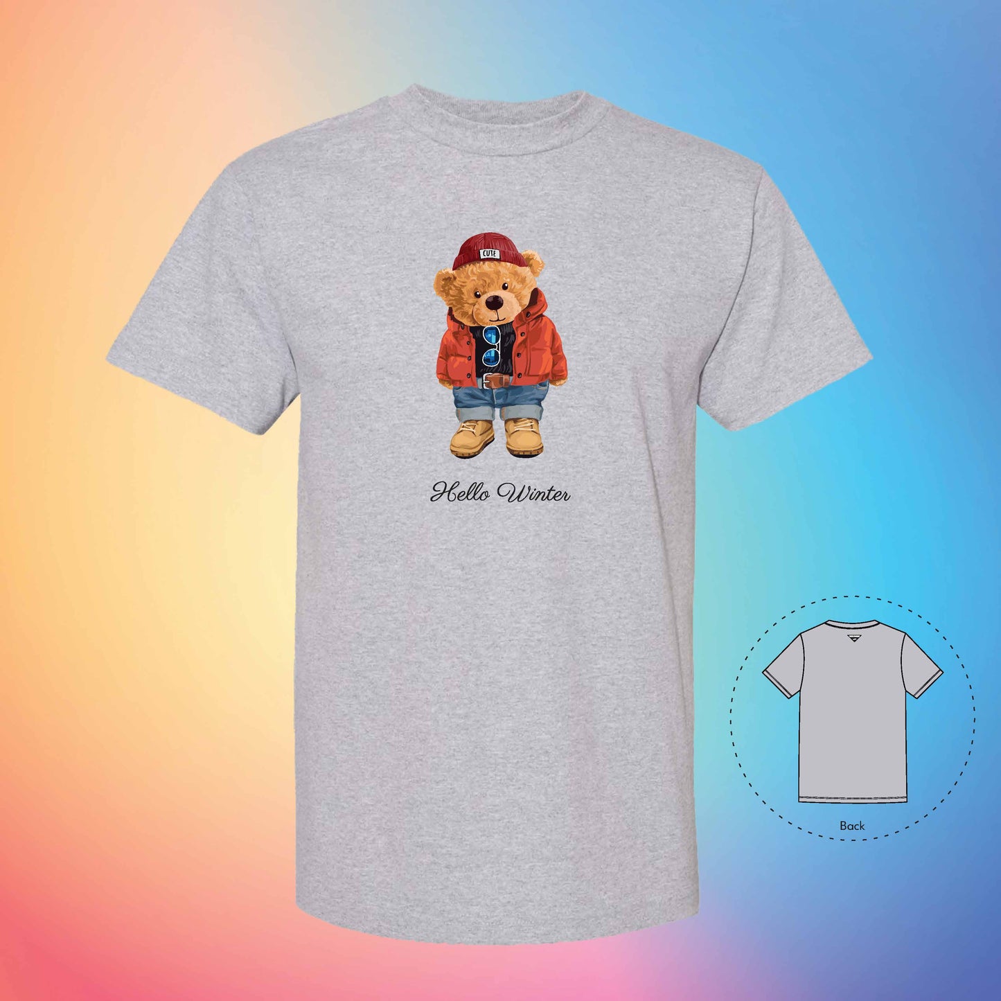 WINTER SPREE | The Bear T-Shirt (Grey)