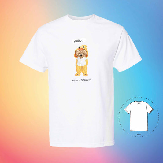 PYJAMA ALL DAY | The Bear T-Shirt (White)