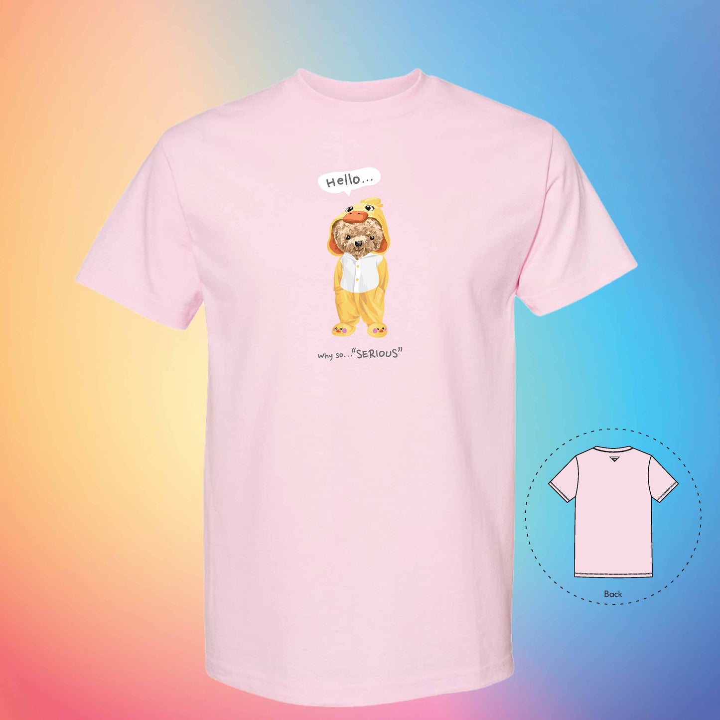 PYJAMA ALL DAY | The Bear T-Shirt (Pink)