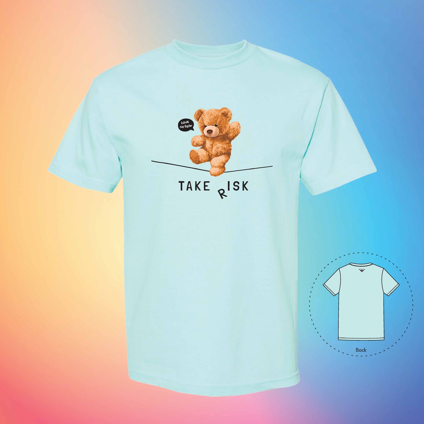 Have No Fear | The Bear T-Shirt (Celadon)