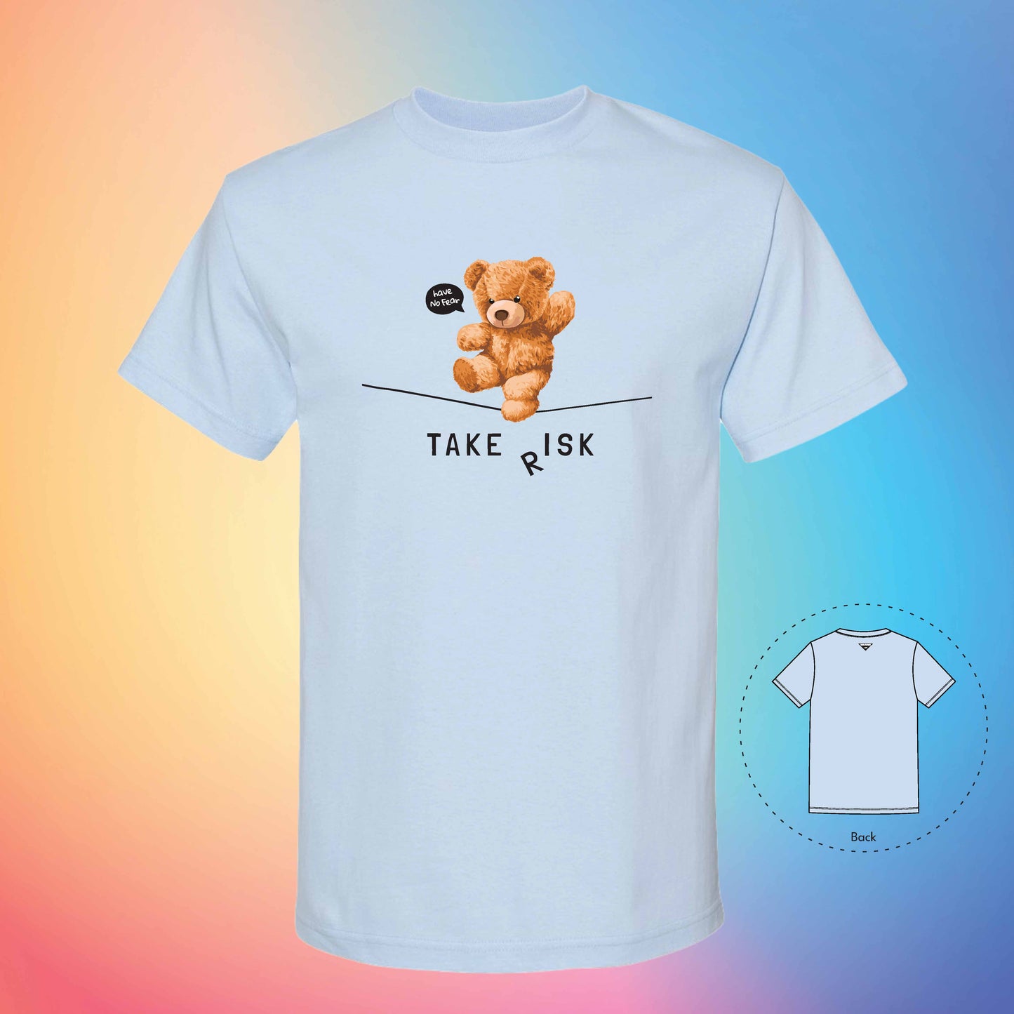 Have No Fear | The Bear T-Shirt (Powder Blue)