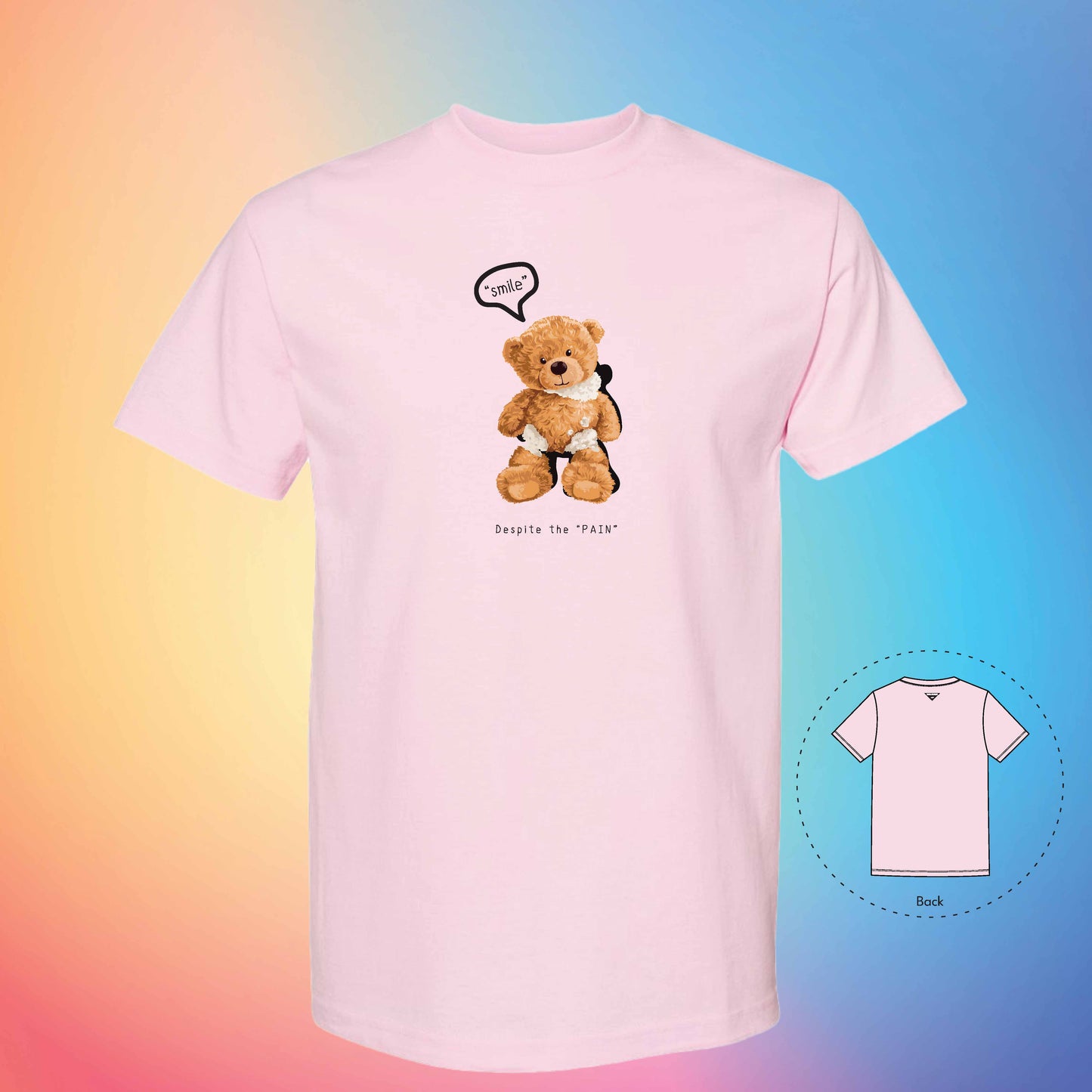 Stronger | The Bear T-Shirt (Pink)