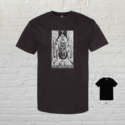 THE HIEROPHANT Tarot Black T-Shirt