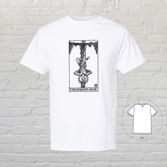 THE HANGED MAN Tarot White T-Shirt