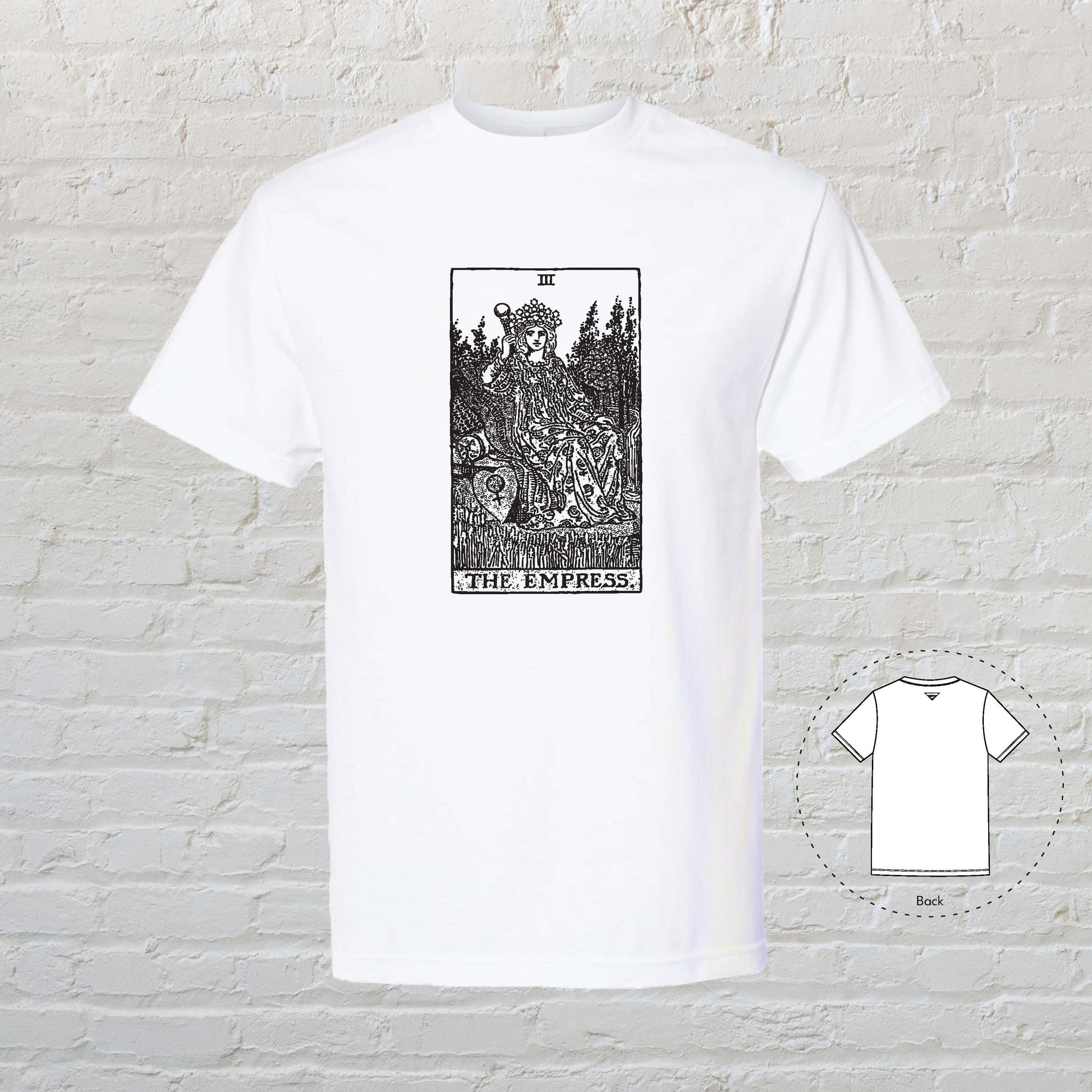 THE EMPRESS Tarot White T-Shirt