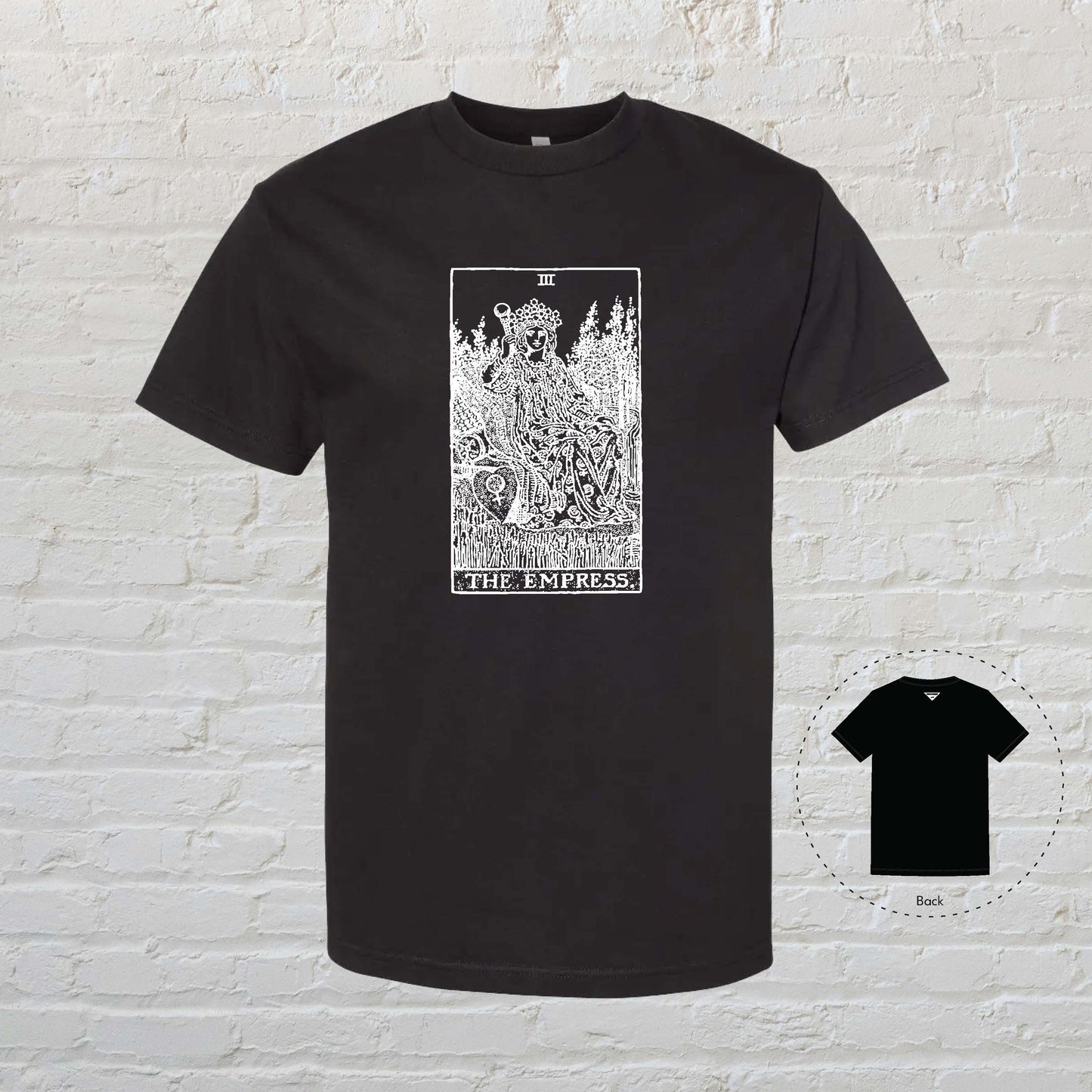 THE EMPRESS Tarot Black T-Shirt